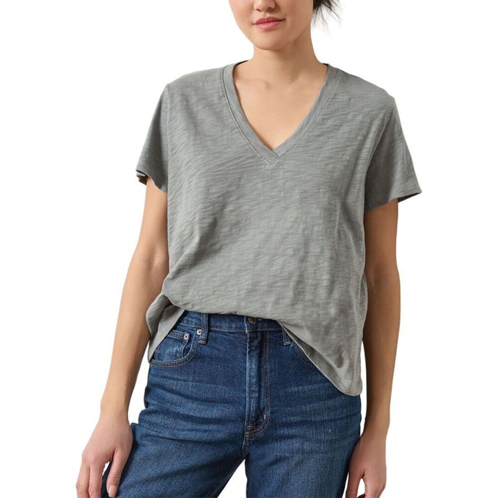 Lilla P Gray Short Sleeve Tee